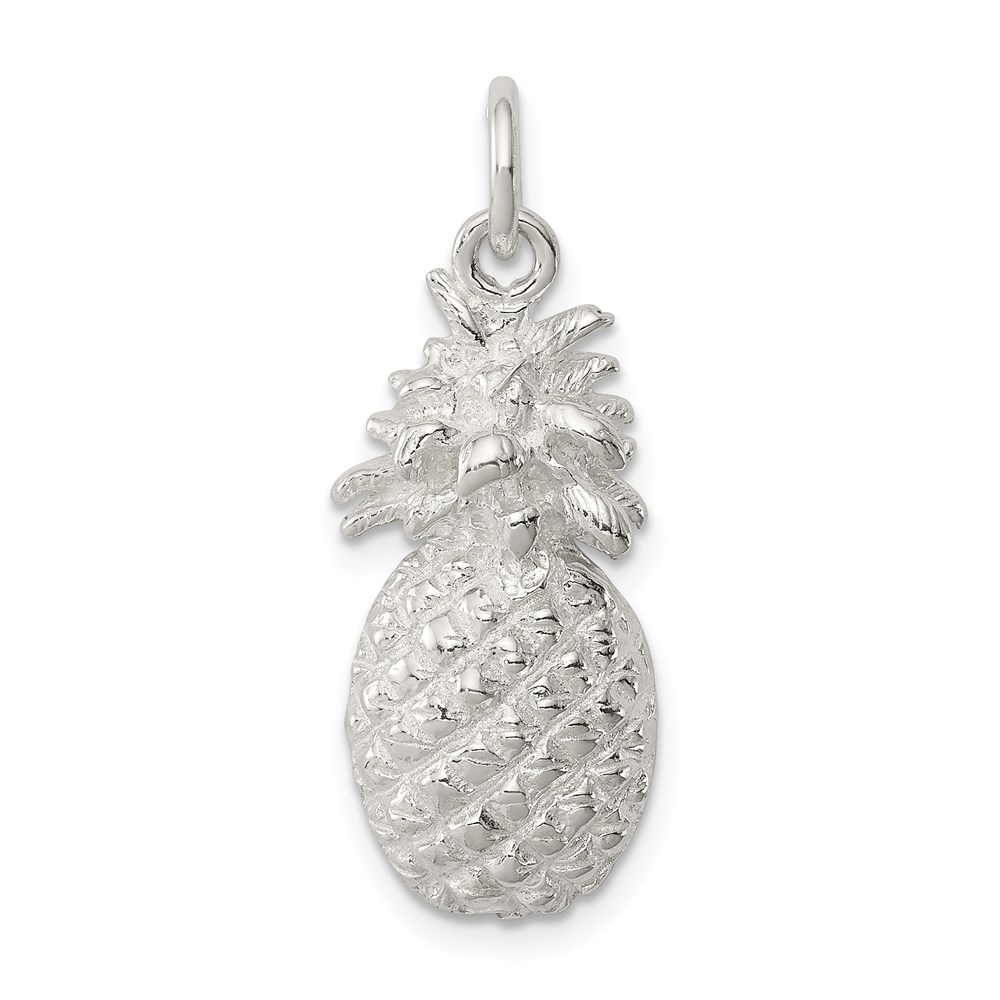 QC1002.jpg Sterling Silver Pineapple Charm - Image 1
