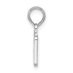 De-Ani Sterling Silver Rhodium-Plated OBX North Carolina License Plate Pendant - Image 2