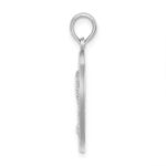 De-Ani Sterling Silver Rhodium-Plated Charleston Circle with Palm Tree Pendant - Image 2