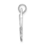 De-Ani Sterling Silver Rhodium-Plated Polished Flying Seagull Pendant - Image 2