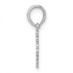 De-Ani Sterling Silver Rhodium-Plated Polished DADDYS LITTLE GIRL Pendant - Image 2