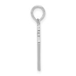 De-Ani Sterling Silver Rhodium-Plated Enameled Cards Royal Flush Pendant - Image 2
