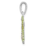 De-Ani Sterling Silver Rhodium-Plated Enameled Starfish and Seahorse Pendant - Image 2
