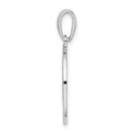 De-Ani Sterling Silver Rhodium-Plated Enameled Traverse City Michigan with Wine Pendant - Image 2