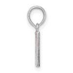De-Ani Sterling Silver Rhodium-Plated Polished Enameled Dive Flag Pendant - Image 2