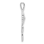 Sterling Silver Rose Pendant - Image 2