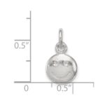 Sterling Silver Smiley Face Charm - Image 3