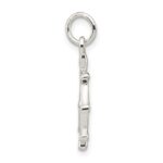 Sterling Silver Polished Ship's Wheel Pendant - Image 2