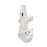 Sterling Silver Satin & Polished D/C Alligator Chain Slide - Image 5