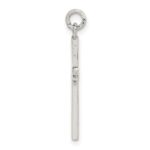 Sterling Silver Polished Cross Pendant - Image 2