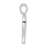 Sterling Silver Polished Angel Wings Pendant - Image 2