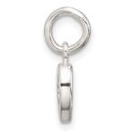 Sterling Silver Polished Open Heart Pendant - Image 2