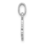 Sterling Silver Rhodium-plated Butterfly Pendant - Image 2