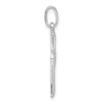 Sterling Silver Rhodium-plated Cross Pendant - Image 2