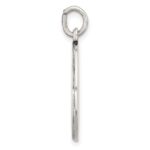 Sterling Silver Antiqued Solid Confirmation Pendant - Image 2