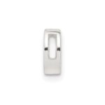 Sterling Silver E-coated Letter G Slide Charm - Image 2