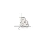 Sterling Silver E-coated Ampersand AND & Symbol Slide Charm - Image 4