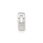 Sterling Silver E-coated Heart Slide Charm - Image 2