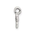 Sterling Silver Polished and Antiqued Fancy Charm - Image 2