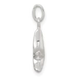 Sterling Silver Polished and Diamond-cut 3-D Starfish Charm - Image 2