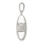 Sterling Silver Rhodium-plated Star Charm - Image 2