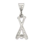 Sterling Silver Two Bats & a Ball Charm - Image 4