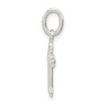 Sterling Silver Fleur De Lis Cross Charm - Image 2