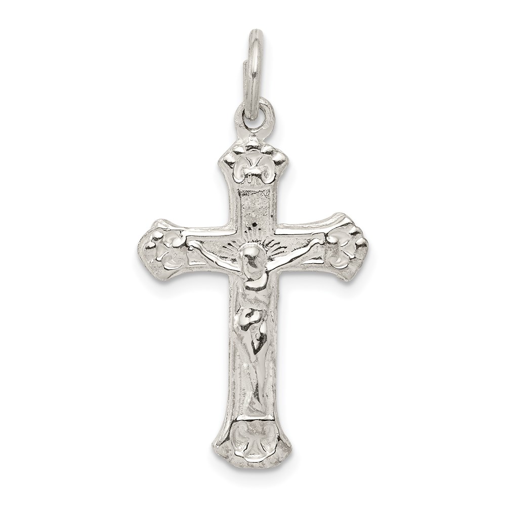 QC1932.jpg Sterling Silver Crucifix Pendant - Image 1