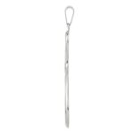 Sterling Silver Rhodium-plated Cross Pendant - Image 2