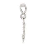 Sterling Silver Trio of Dolphins Pendant - Image 2