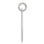 Sterling Silver Rhodium-plated Wedding Bells Charm - Image 2