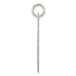 Sterling Silver Rhodium-plated A Date To Remember Disc Charm - Image 2