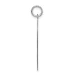 Sterling Silver Rhodium-plated Breakapart Mizpah Charm - Image 2