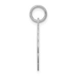 Sterling Silver Rhodium-plated Happy Anniversary Disc Charm - Image 2