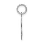 Sterling Silver Rhodium-plated My Confirmation Disc Charm - Image 2