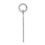 Sterling Silver Rhodium-plated Greyhound Disc Charm - Image 2