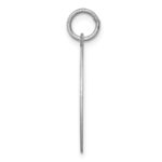 Sterling Silver Rhodium-plated Schipperke Disc Charm - Image 2