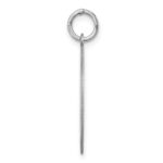 Sterling Silver Rhodium-plated Shih Tzu Disc Charm - Image 2