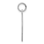 Sterling Silver Rhodium-plated Springer Spaniel Disc Charm - Image 2