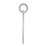 Sterling Silver Rhodium-plated Weimaraner Disc Charm - Image 2