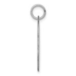 Sterling Silver Rhodium-plated Yorkshire Terrier Disc Charm - Image 2