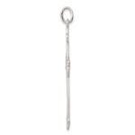 Sterling Silver Budded Cross Pendant - Image 2