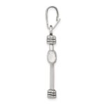 Sterling Silver Antiqued Cross Pendant - Image 2