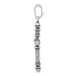 Sterling Silver Antiqued Cross Pendant - Image 2