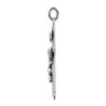 Sterling Silver Antiqued Crucifix Pendant - Image 2