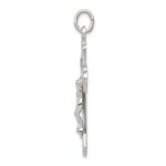 Sterling Silver INRI Crucifix Pendant - Image 2