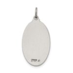 Sterling Silver Antiqued St. Christopher Medal - Image 4