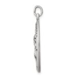 Sterling Silver Antiqued St. Christopher Medal - Image 2