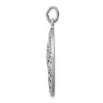 Sterling Silver Antiqued St. Christopher Medal - Image 2
