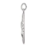 Sterling Silver Antiqued St. Christopher Medal - Image 2